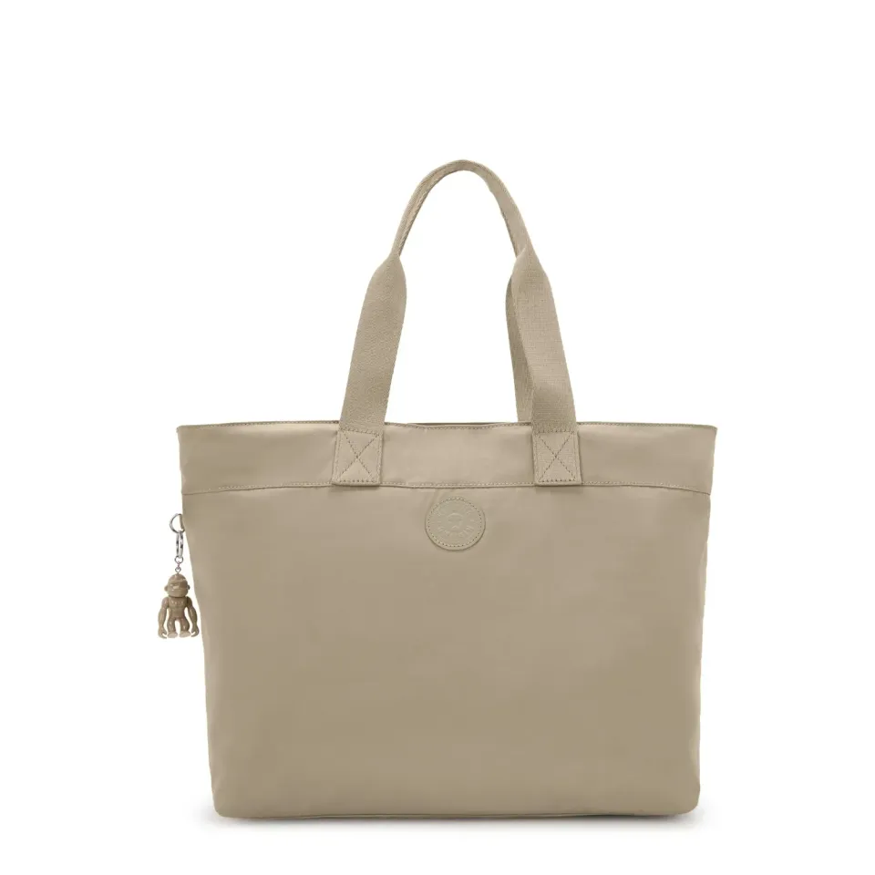 Kipling Colissa Up shopper Groot Boho Tan laptopvak