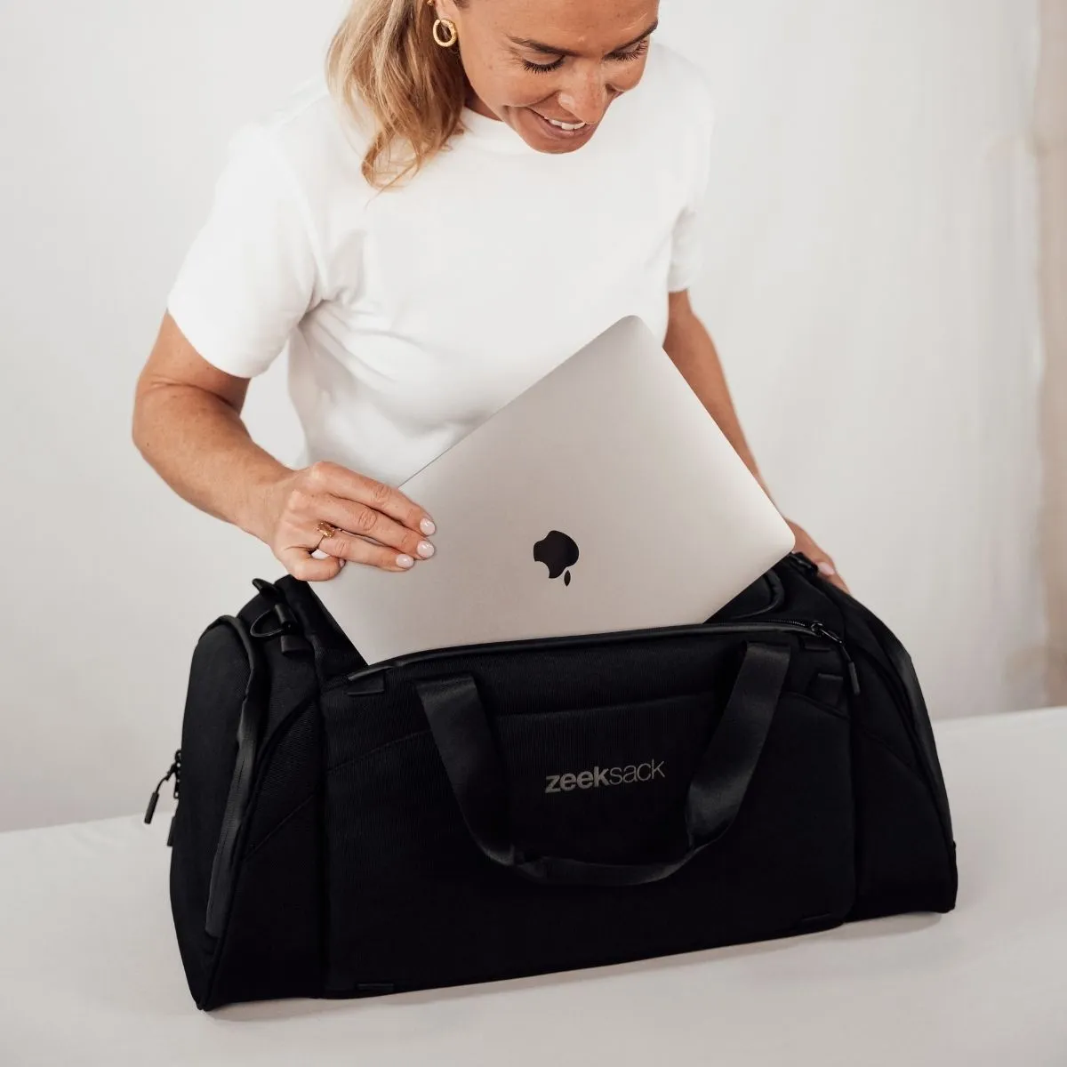 ZEEKSACK The Weekender 30L reistas zwart handbagage