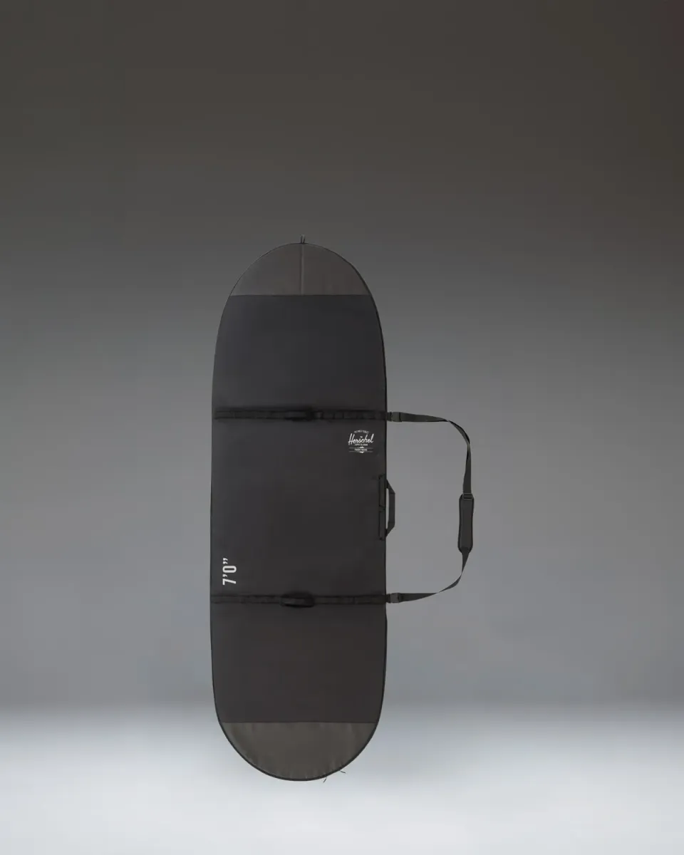 Herschel Outdoor All Purpose 7 ft surfhoes zwart gevoerd