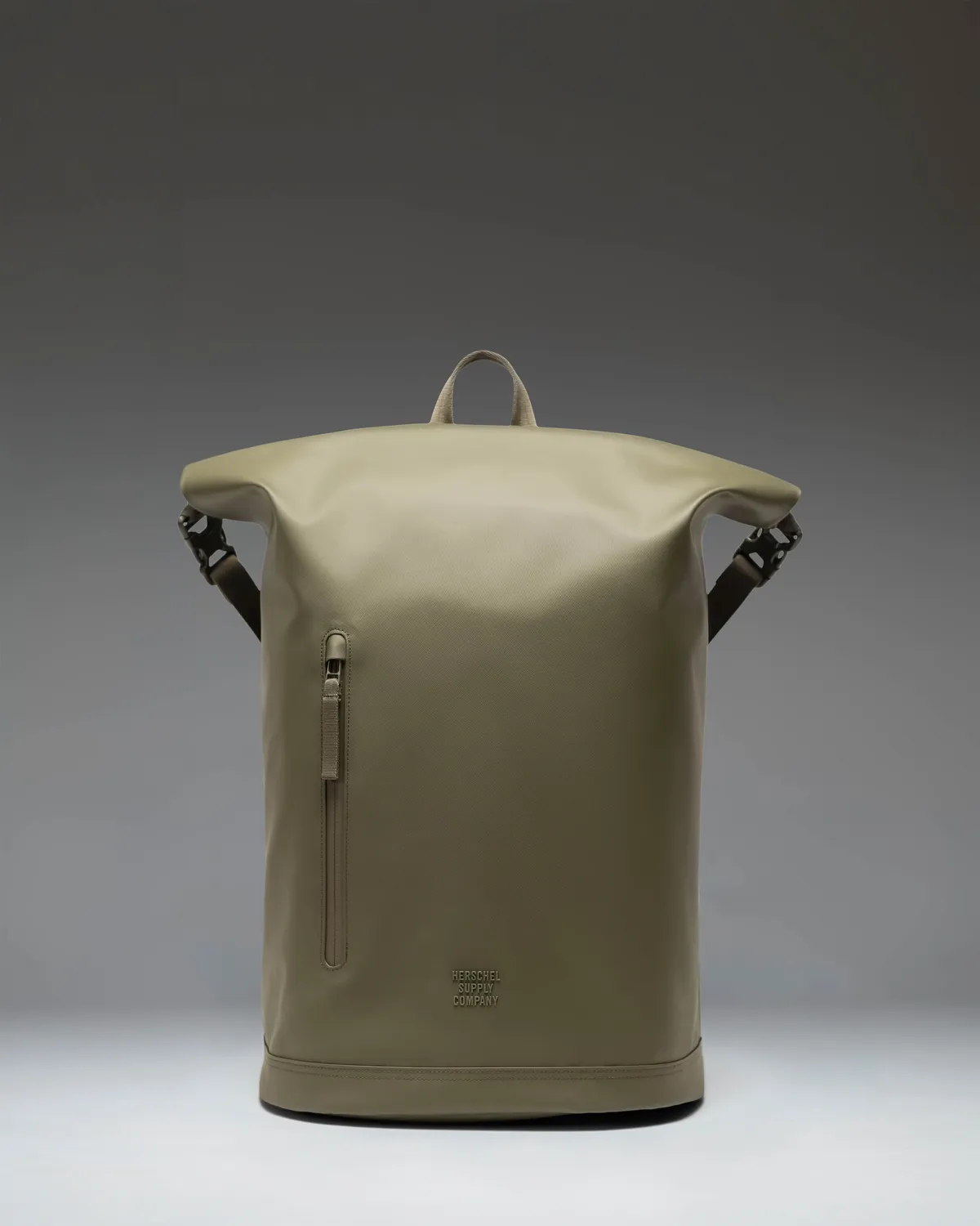 Herschel Roll Top rugzak Zwart weerbestendig oprolsluiting