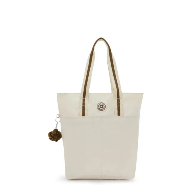 Kipling Hanifa tote groot Soft Sand waterafstotend 15 inch