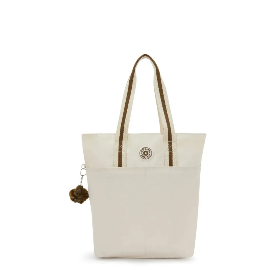 Kipling Hanifa tote groot Soft Sand waterafstotend 15 inch