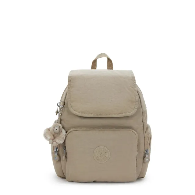 Kipling City Zip S rugzak Klein Soft Taupe lichtgewicht