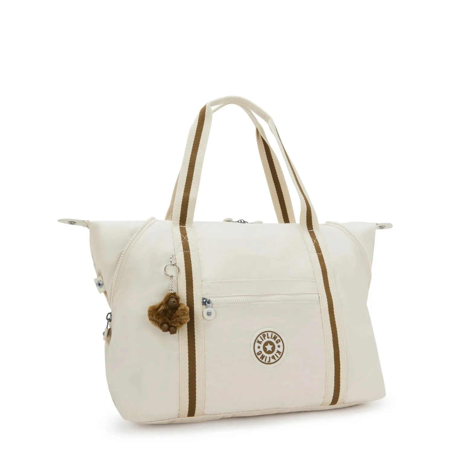 Kipling Art M schoudertas Soft Sand groot vakken
