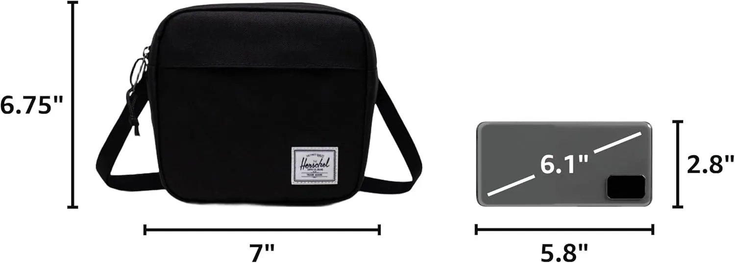 Herschel Classic crossbody tas zwart