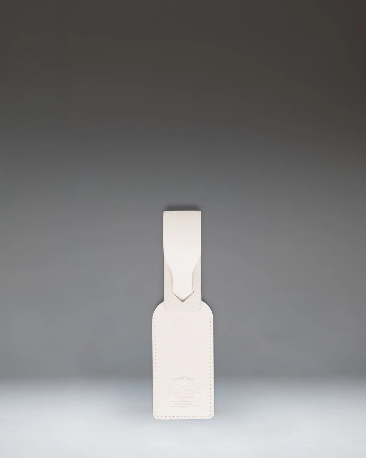 Herschel Luggage Tag bagagelabel Zwart vegan leer