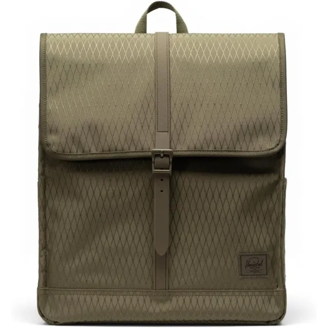 Herschel City rugzak 18L ivy green diamond licht