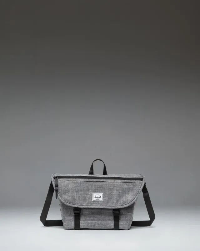 Herschel Cove Messenger Small schoudertas raven crosshatch