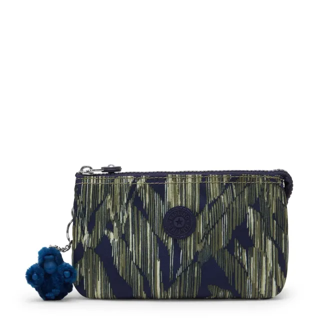 Kipling Creativity L etui Striped Grasses groot print