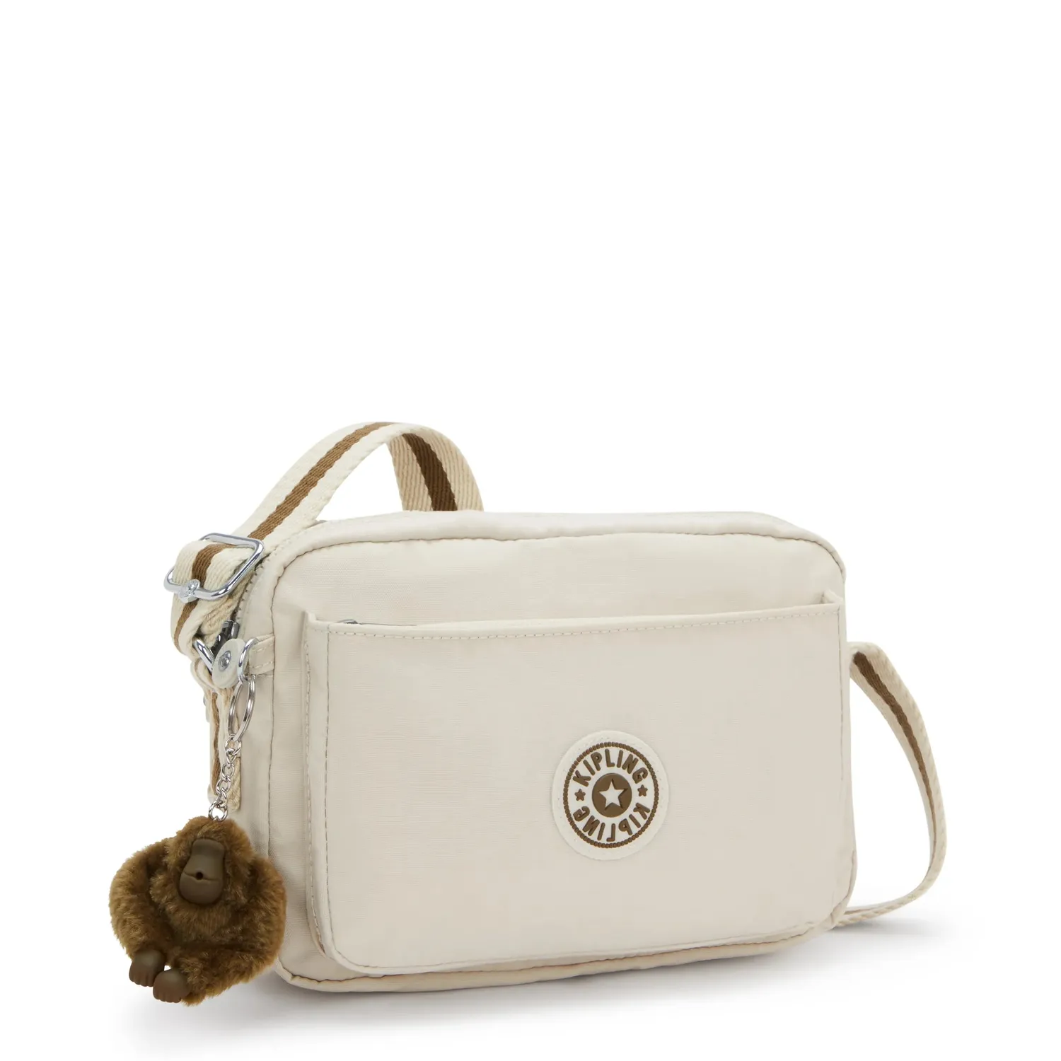 Kipling Abanu M Schoudertasje Soft Sand Medium – Lichtgewicht