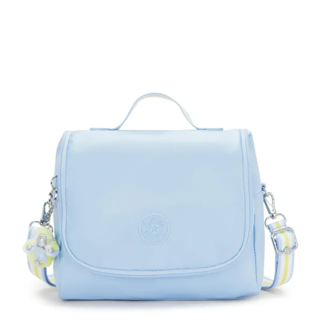 Kipling New Kichirou lunchtas Groot Clear Sky Metallic trolleybevestiging