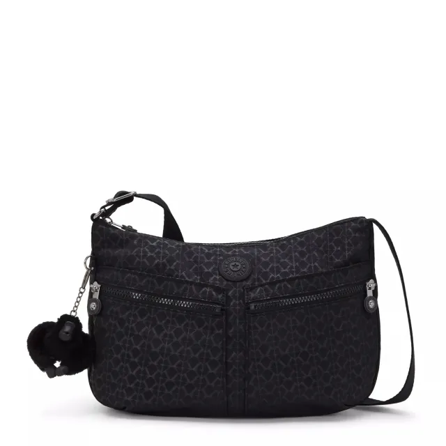 Kipling Izellah schoudertas Signature Emb Medium waterafstotend