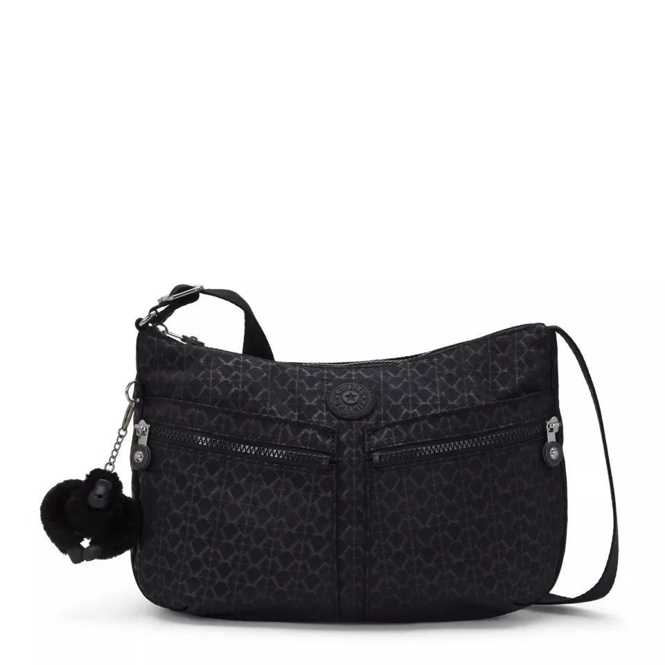 Kipling Izellah schoudertas Signature Emb Medium waterafstotend