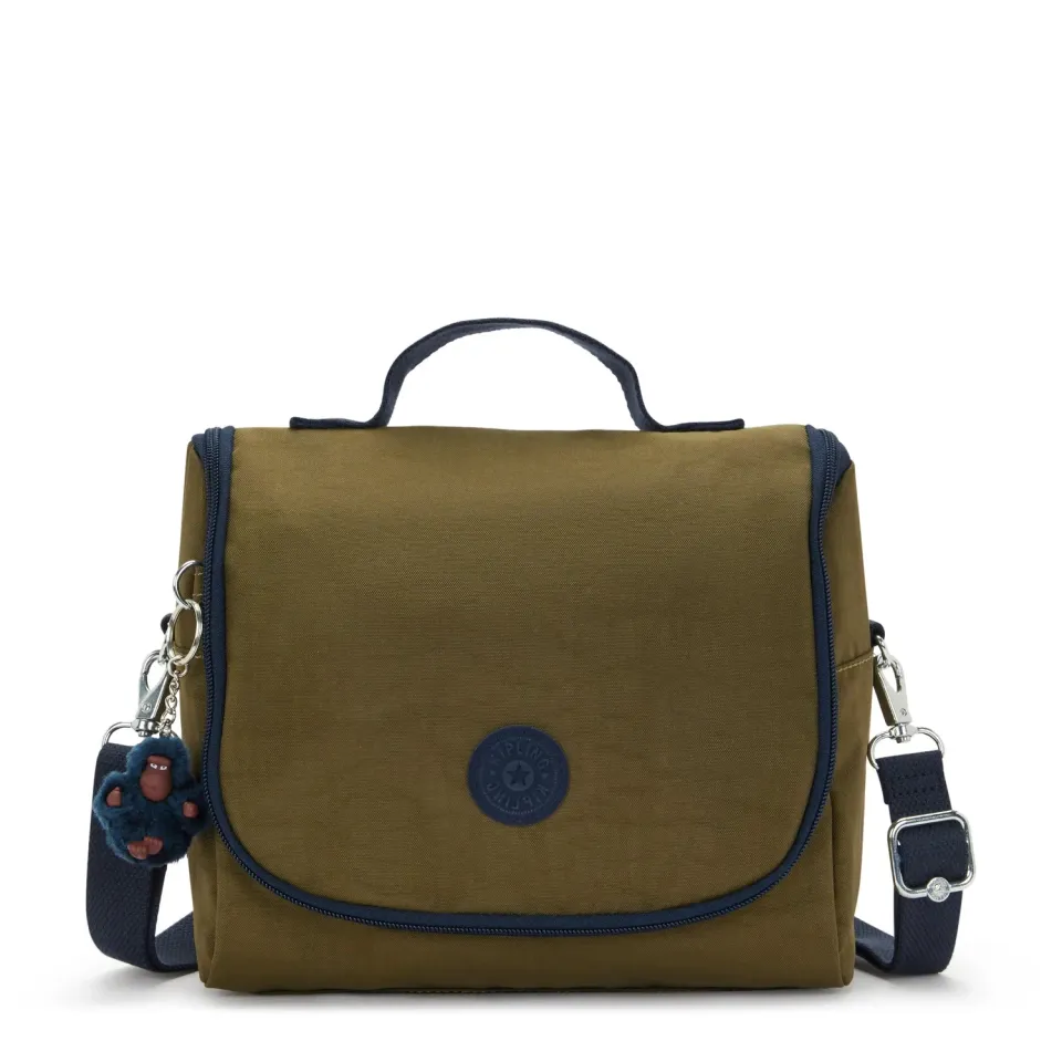 Kipling New Kichirou lunchtas Groot Treasure Green trolleybevestiging