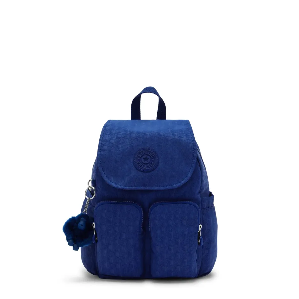 Kipling City Pocket Mini rugzak Diamond Wave klein met klep