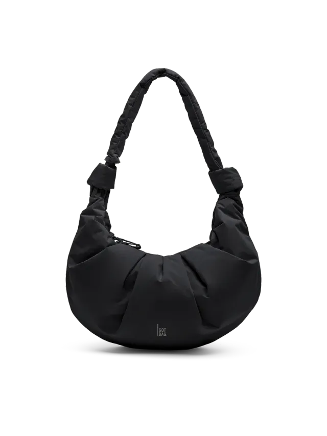 Got Bag Pleat Moon Bag Large schoudertas zwart 10L