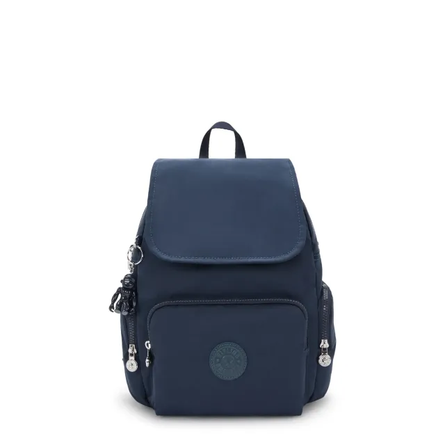 Kipling City Zip S rugzak klein Infinite Blue met ritsvakken