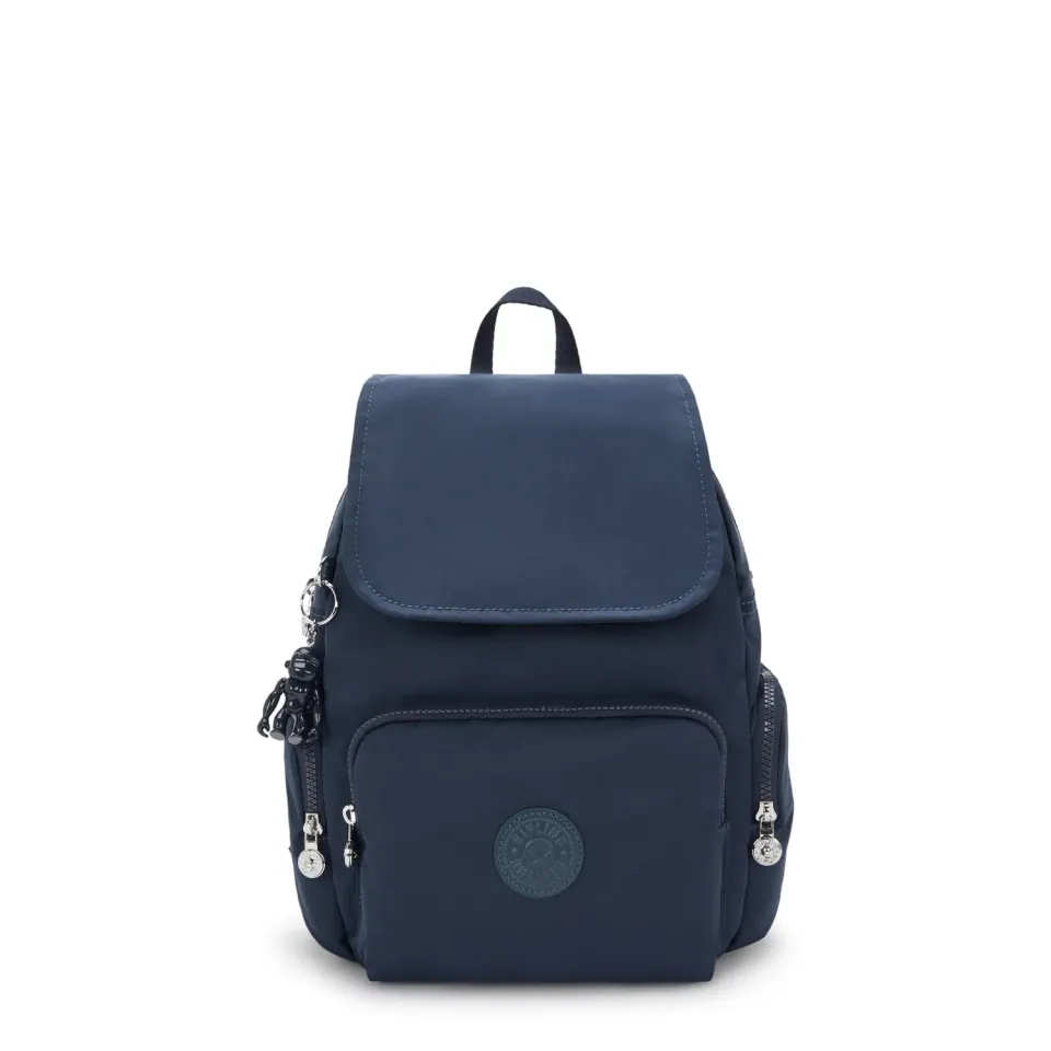 Kipling City Zip S rugzak klein Infinite Blue met ritsvakken
