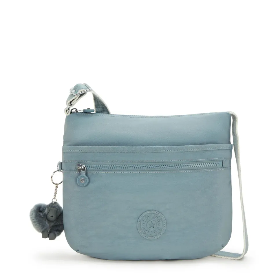 Kipling Arto schoudertas Medium Relaxed Grey licht
