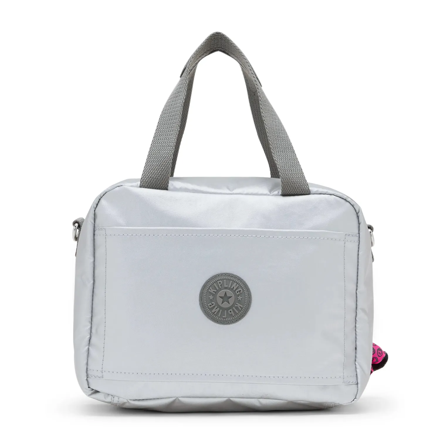 Kipling Miyo lunchtas Happy Face Silver smiley