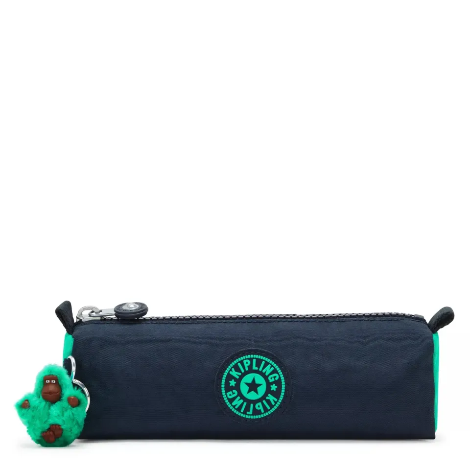 Kipling Freedom pennenzak Medium Blue Green Block nylon