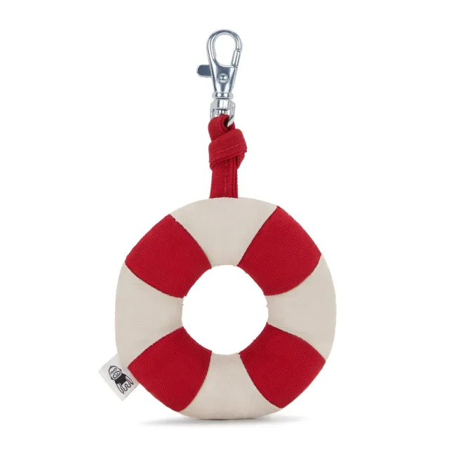 Kipling Lifeguard Ring Charm bedel Multicolor rood-wit