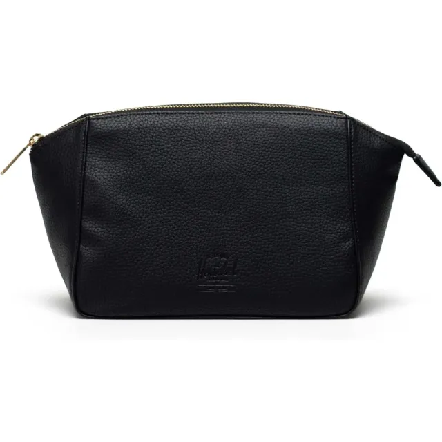 Herschel Milan toilettas zwart vegan leer