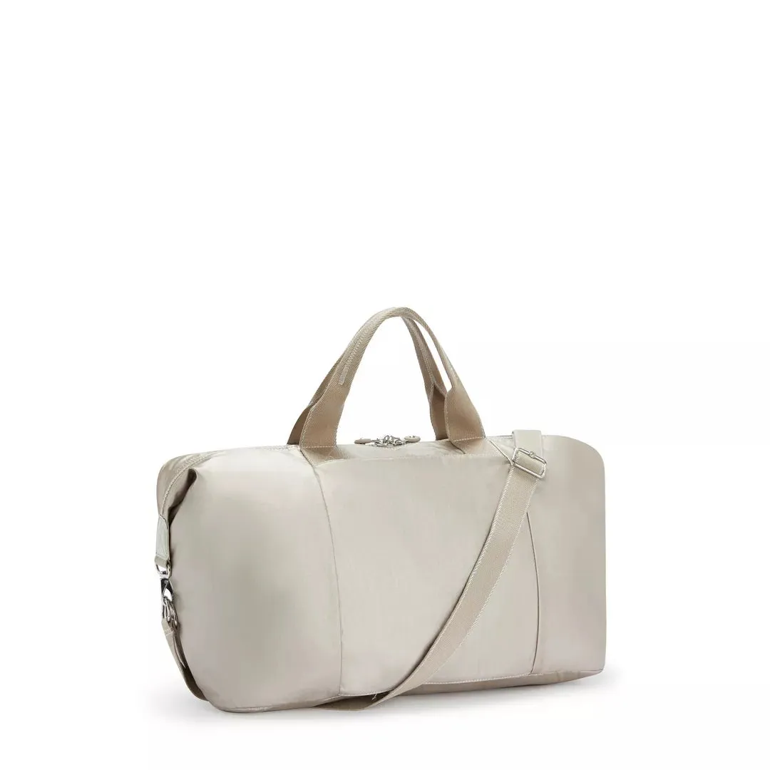 Kipling Bori weekendtas Groot Metallic Glow glans