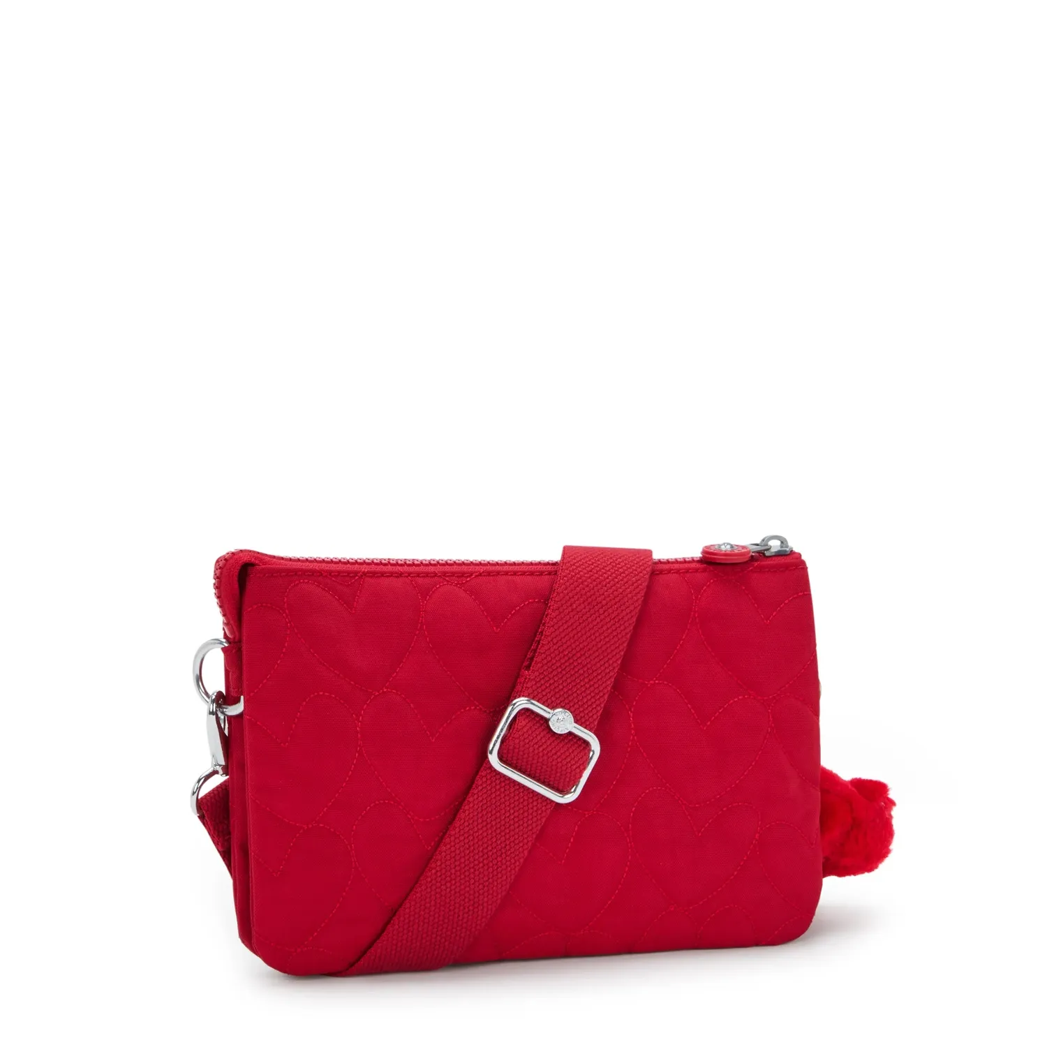 Kipling Riri crossbodytas klein Many Hearts Red harten