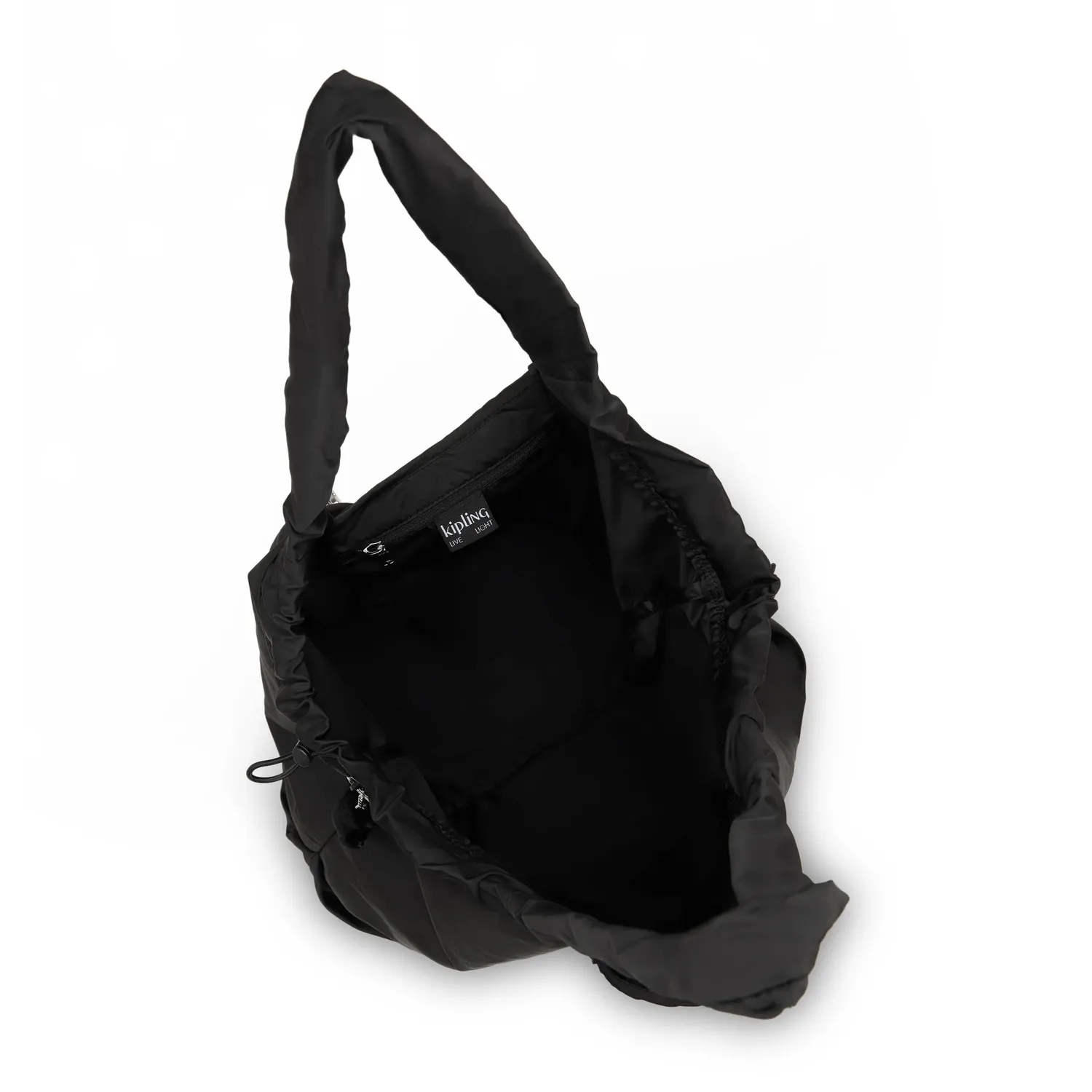 Kipling Assie L schoudertas Simply Black groot A4