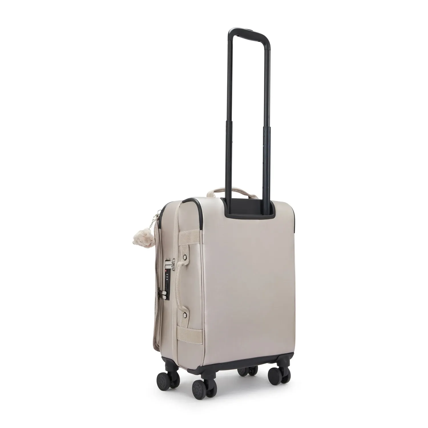 Kipling Spontaneous S koffer Klein Metallic Glow glans