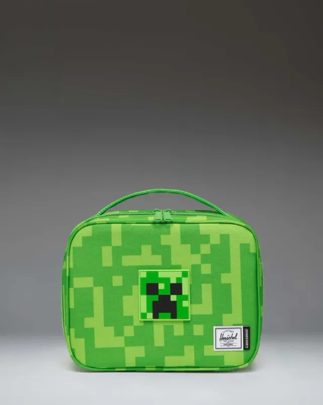 Herschel Little Herschel Pop Quiz lunchbox Minecraft Creeper geïsoleerd