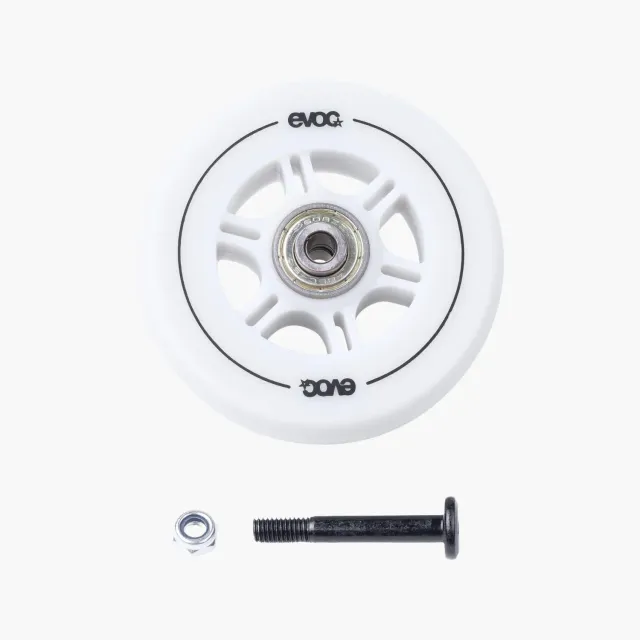 Evoc Replacement Wheel 84mm vervangingswiel wit