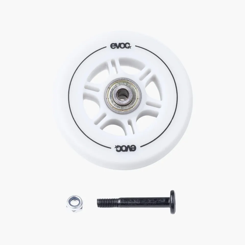 Evoc Replacement Wheel 84mm vervangingswiel wit