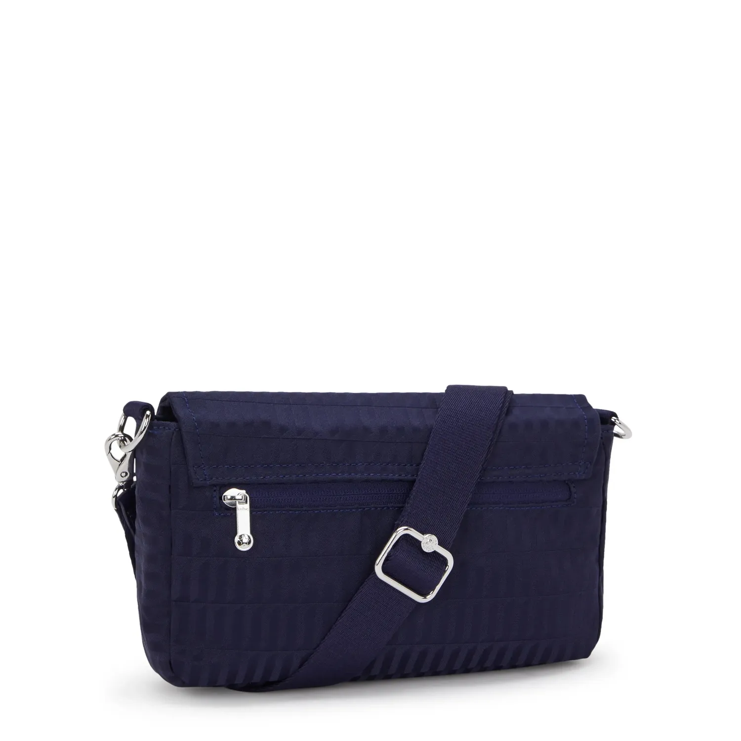 Kipling Aras Up schoudertas klein Night Tile Jacquard ketting