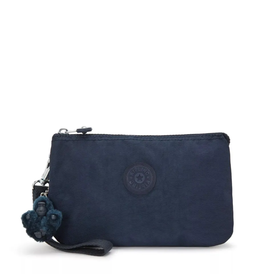 Kipling Creativity XL etui Blue Bleu 2 groot nylon