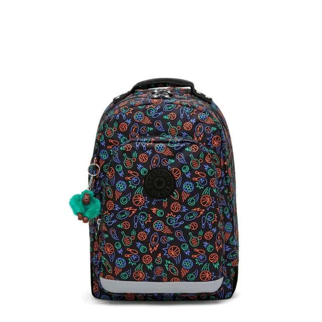 Kipling Class Room rugzak Groot Sport Doodle met laptopvak