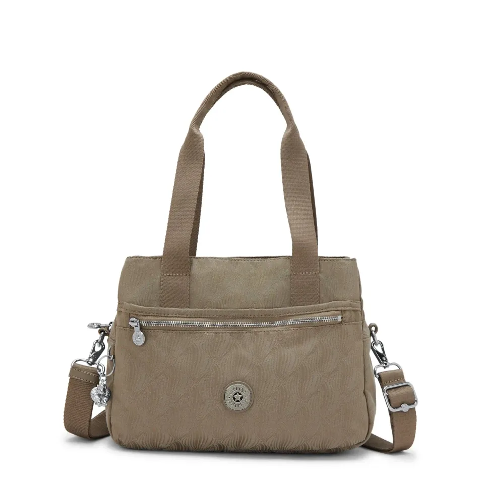 Kipling Elysiana schoudertas Diamond Wave Jacquard medium 3-vaks