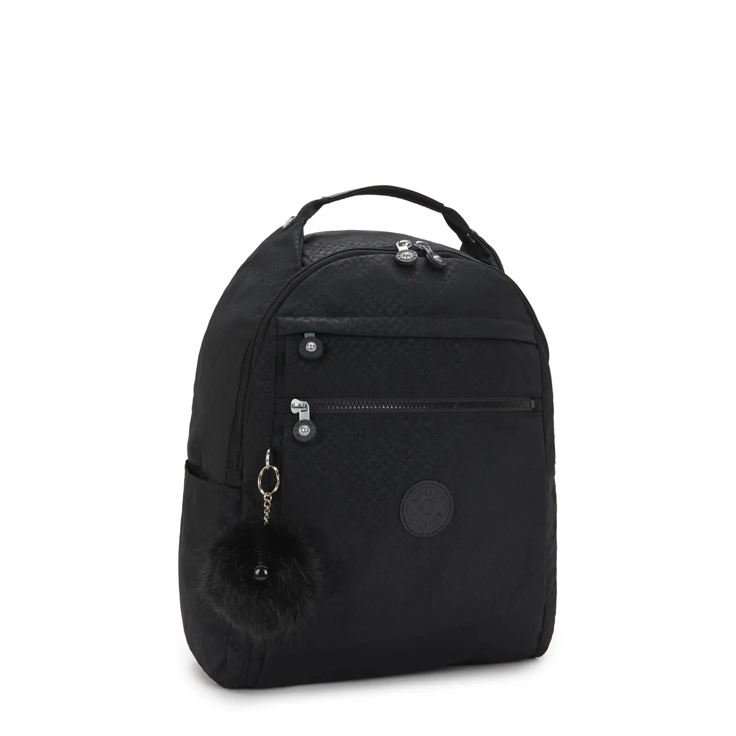 Kipling Micah rugzak Medium Echo Embossed met laptopvak