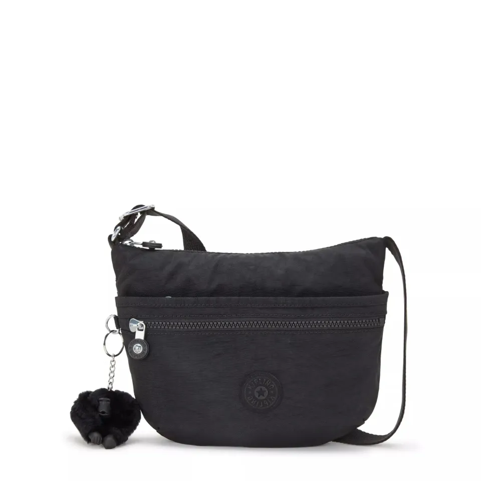 Kipling Arto S schoudertas Black Noir klein zwart