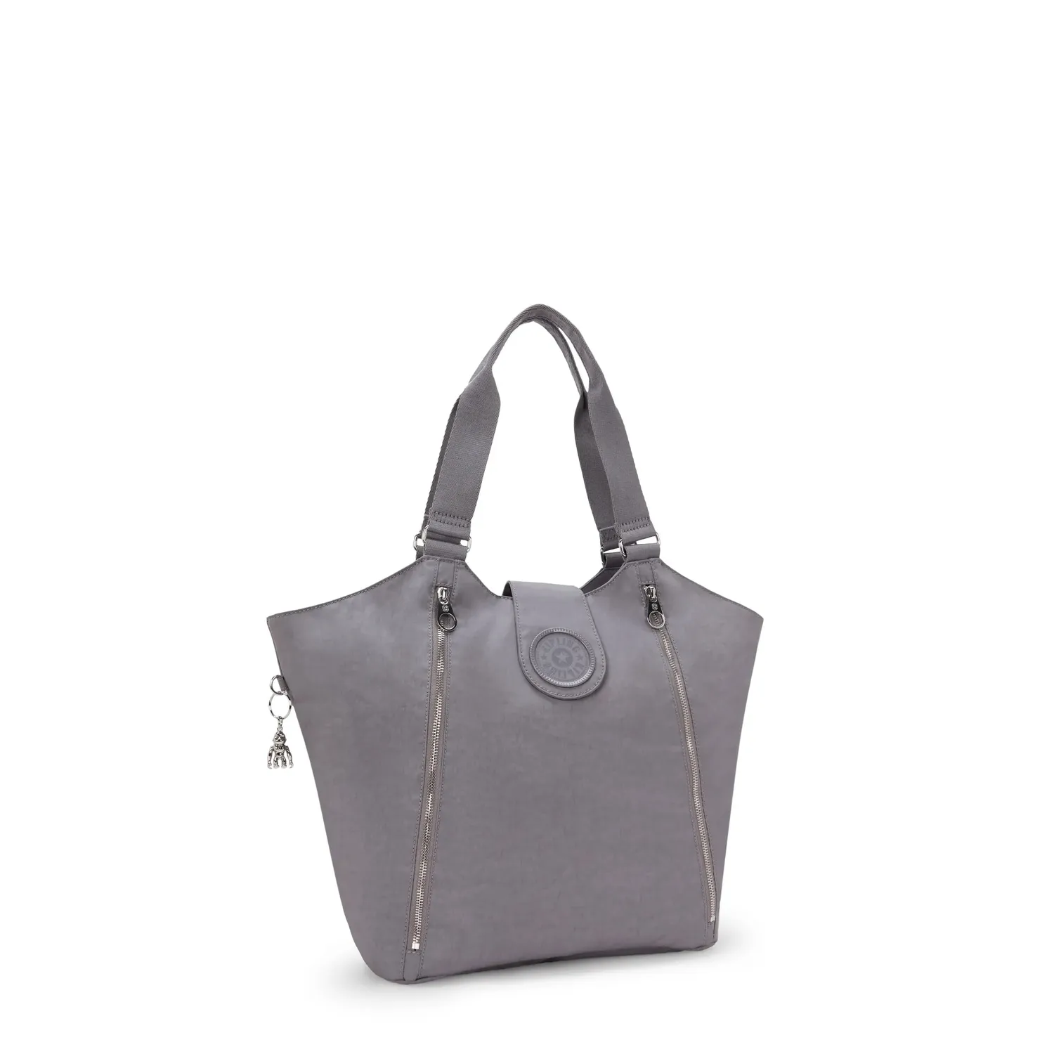 Kipling Recicely shopper Grey Spice medium vakken