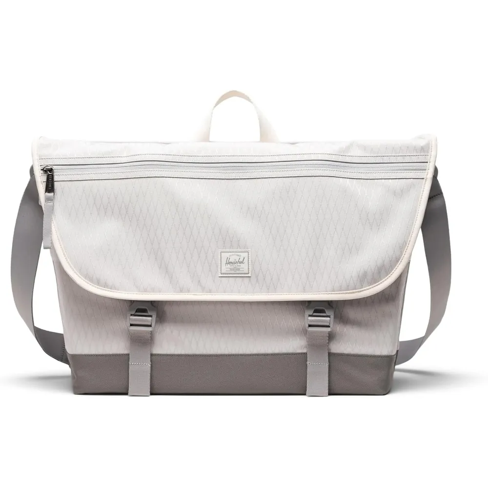 Herschel Cove messenger Raven Crosshatch grijs canvas