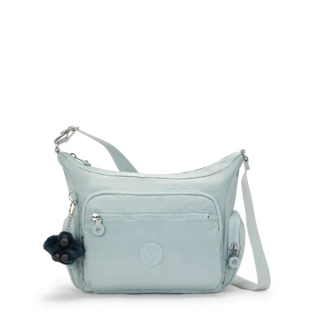 Kipling Gabbie S schoudertas Breezy Blue Medium met rits