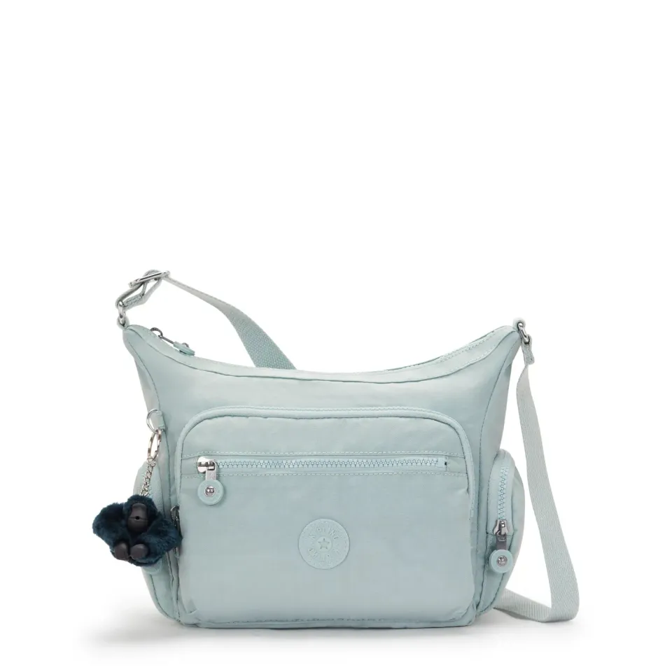 Kipling Gabbie S schoudertas Breezy Blue Medium met rits