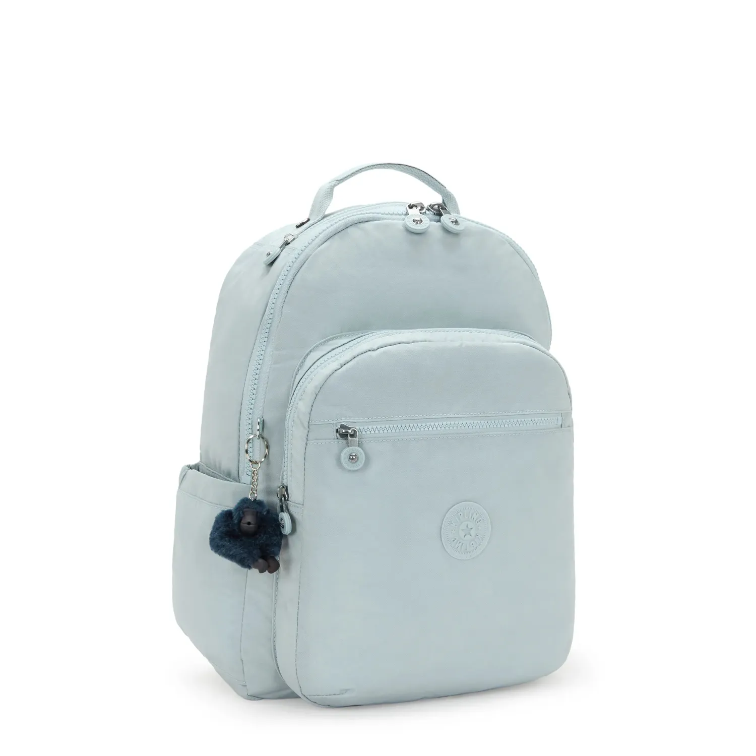 Kipling Seoul rugzak Groot Breezy Blue 15 inch waterafstotend