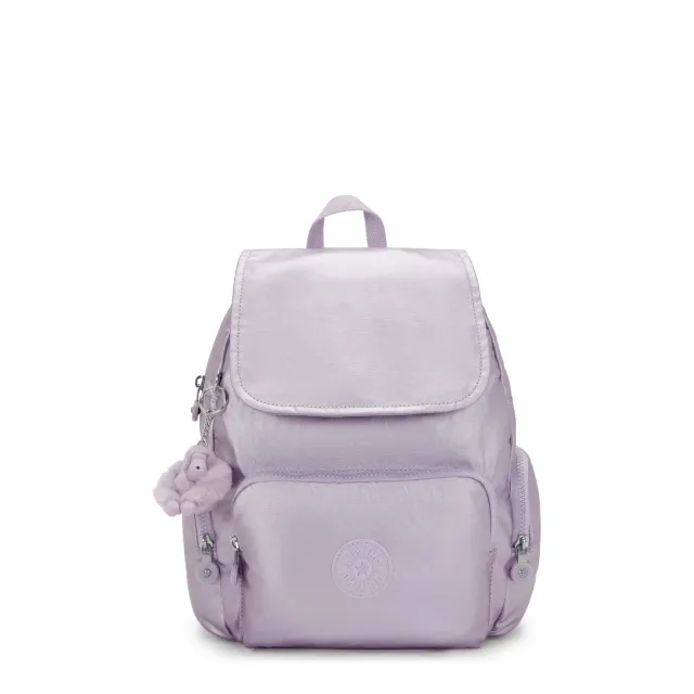 Kipling City Zip S rugzak Lilac Moon Metallic klein metallic