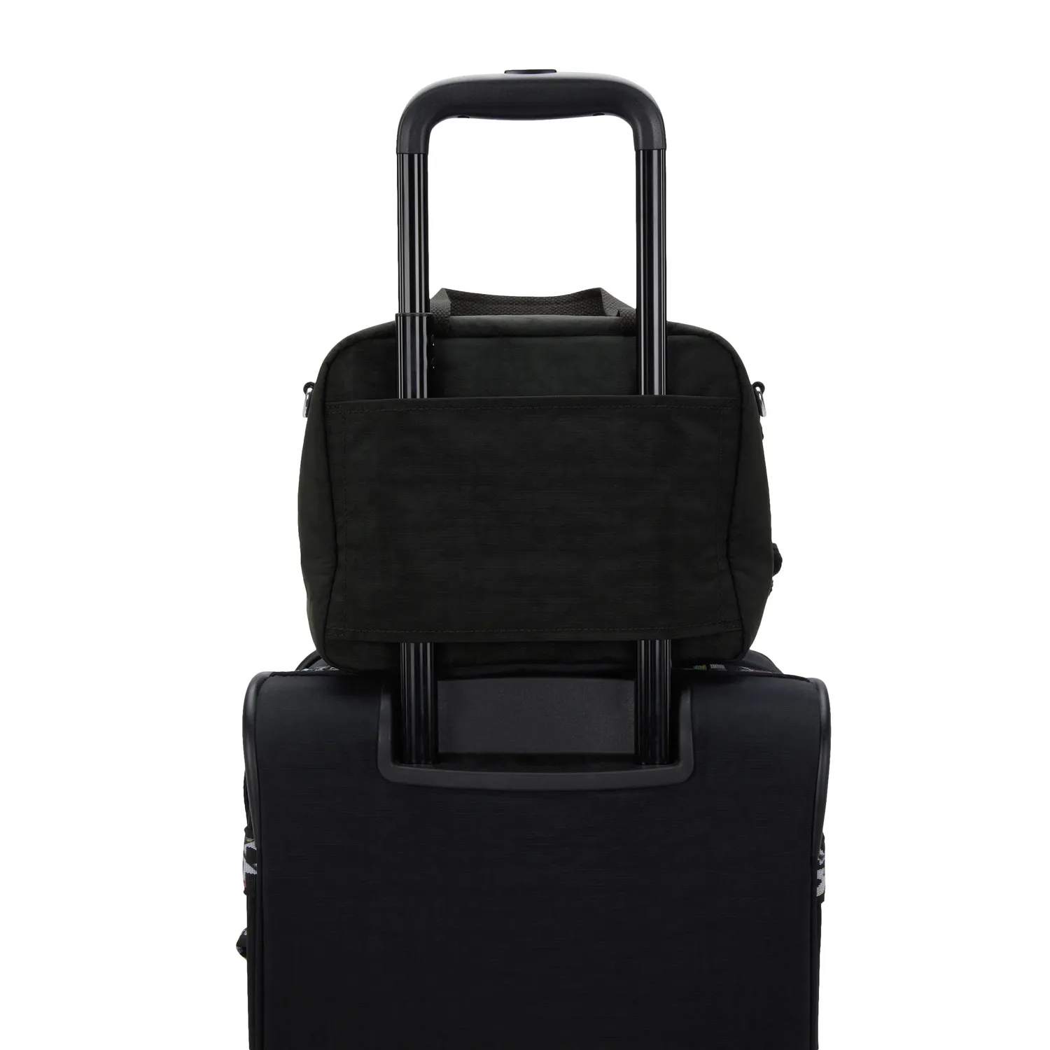 Kipling Miyo lunchtas Groot Space Black Block geïsoleerd
