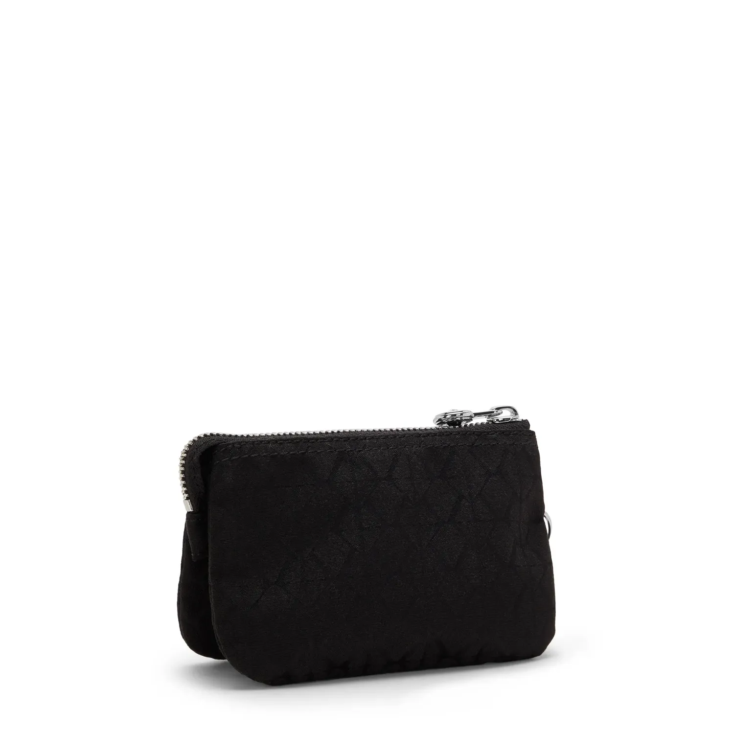 Kipling Creativity S pasjeshouder Noir Sign Jq zwart jacquard