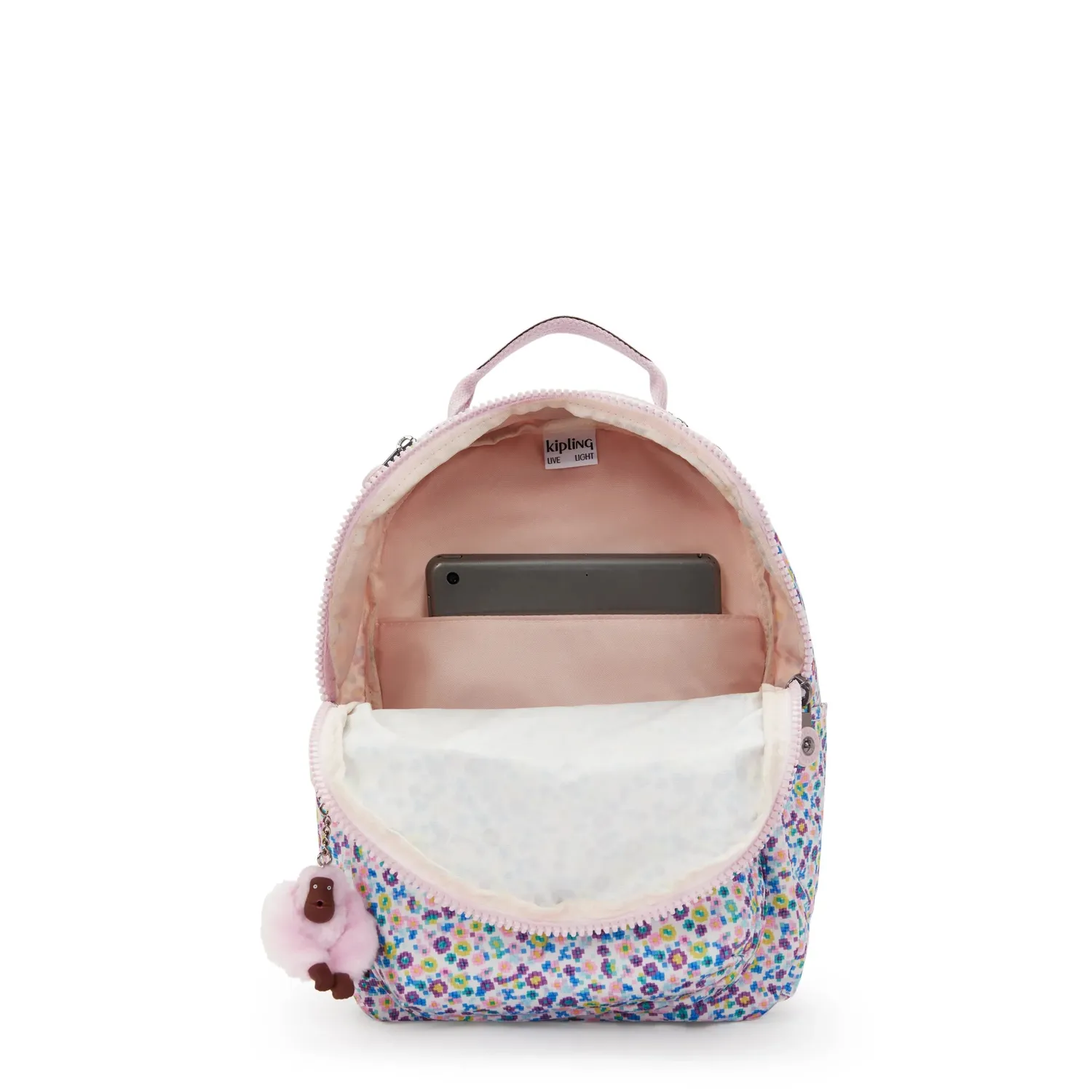 Kipling Seoul S rugzak Klein Digi Flower Print 11 inch vak