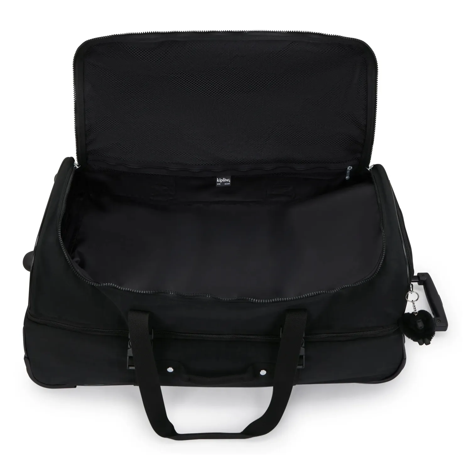 Kipling Teagan L koffer Groot Black Noir licht